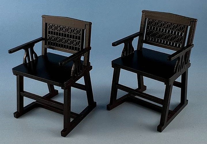 Cobaanii Mokei Work Shop 1/12 Chair type3 (Fashion Doll) gambar 2