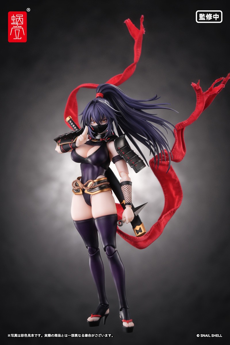 Snail Shell RPGEX-10 Kunoichi Reppuu 1/12 Scale Complete Model Action Figure (Figure) hình ảnh 2