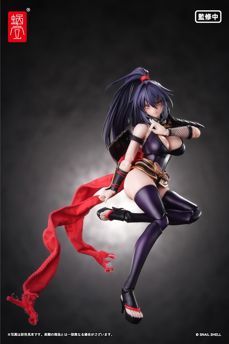 Snail Shell RPGEX-10 Kunoichi Reppuu 1/12 Scale Complete Model Action Figure (Figure) hình ảnh 7
