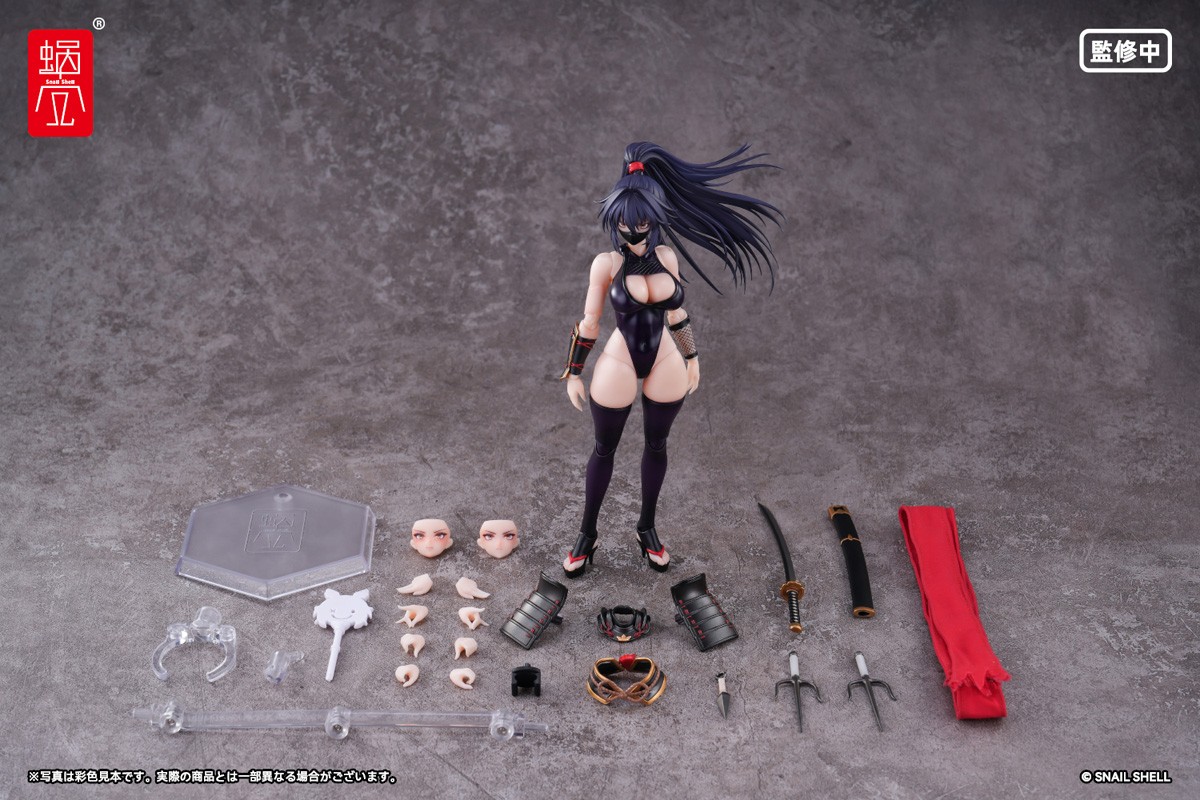 Snail Shell RPGEX-10 Kunoichi Reppuu 1/12 Scale Complete Model Action Figure (Figure) hình ảnh 8