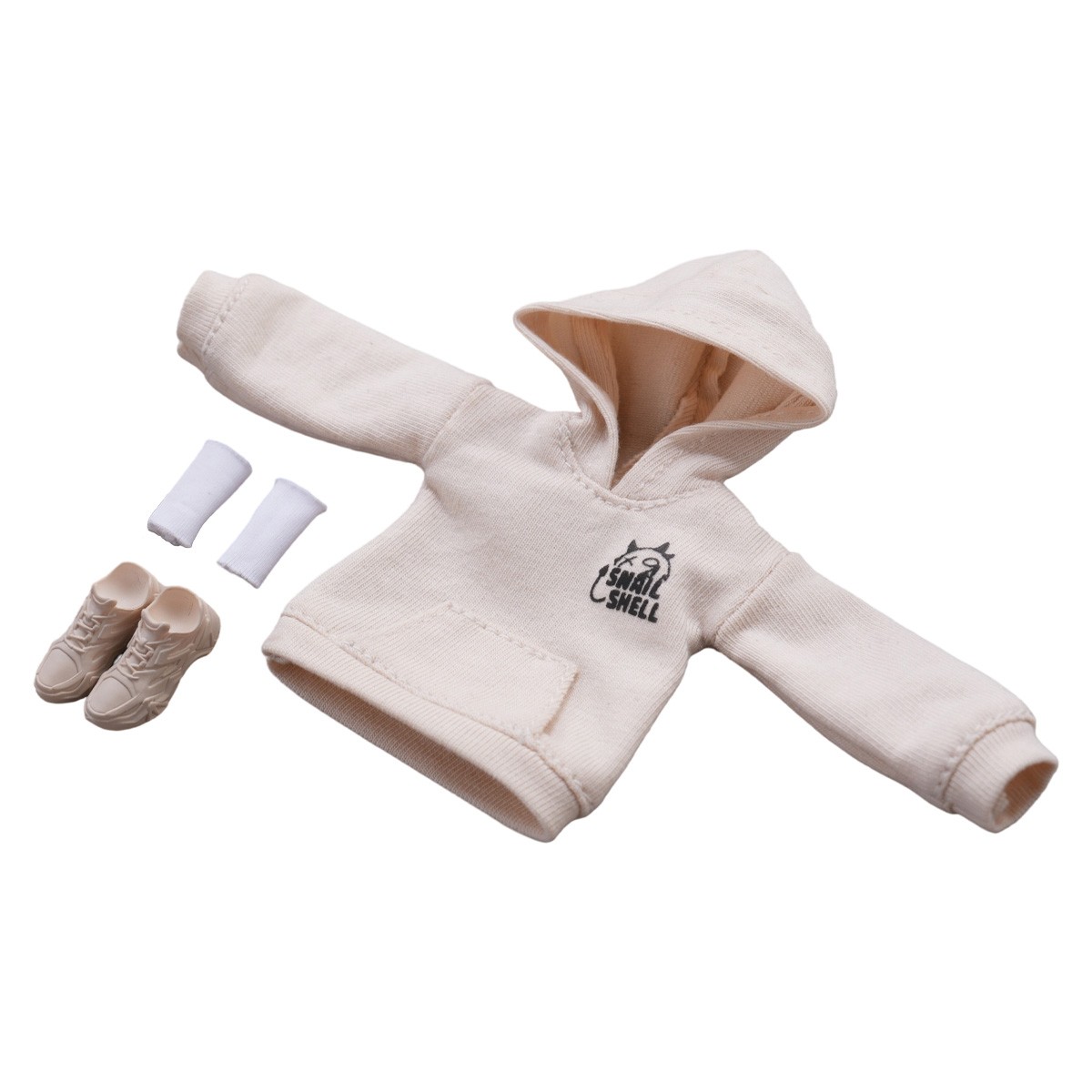 Snail Shell `Devil`s Whisper` Series Print Hoodie Set (Beige) (Beige) (DOLL ACCESSORY) (Figure) Bild 2
