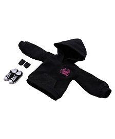 Snail Shell `Devil`s Whisper` Series Print Hoodie Set (Black) (DOLL ACCESSORY) (Figure)