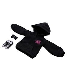 Snail Shell `Devil`s Whisper` Series Print Hoodie Set (Black) (DOLL ACCESSORY) (Figure) 圖片 1