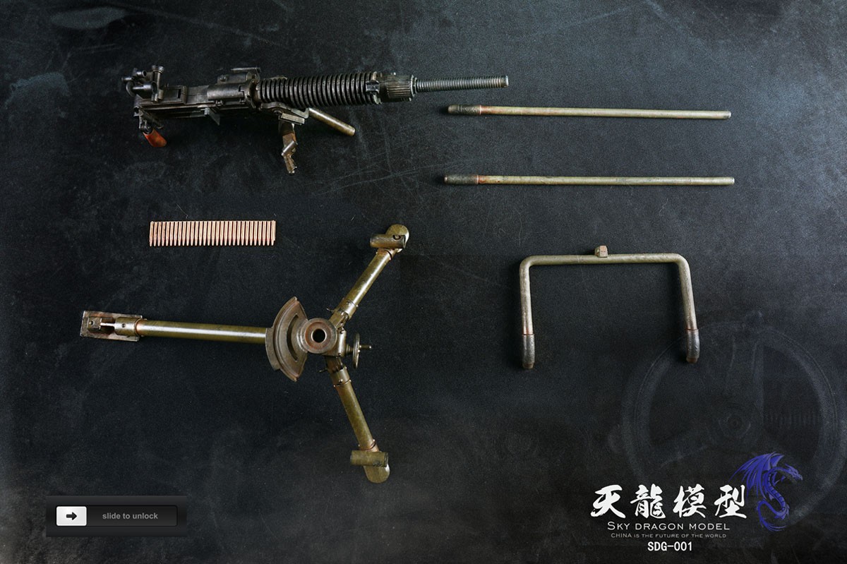 SKY DRAGON MODEL SKY DRAGON MODEL 1/6 Metal Type 92 Heavy Machine Gun (Fashion Doll) 图片 7