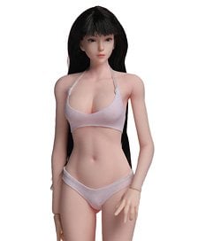 Puzzle Toys Puzzle Toys 1/6 LSR Seamless Female Body Set with Head (Pink-White) (Fashion Doll) hình ảnh 1
