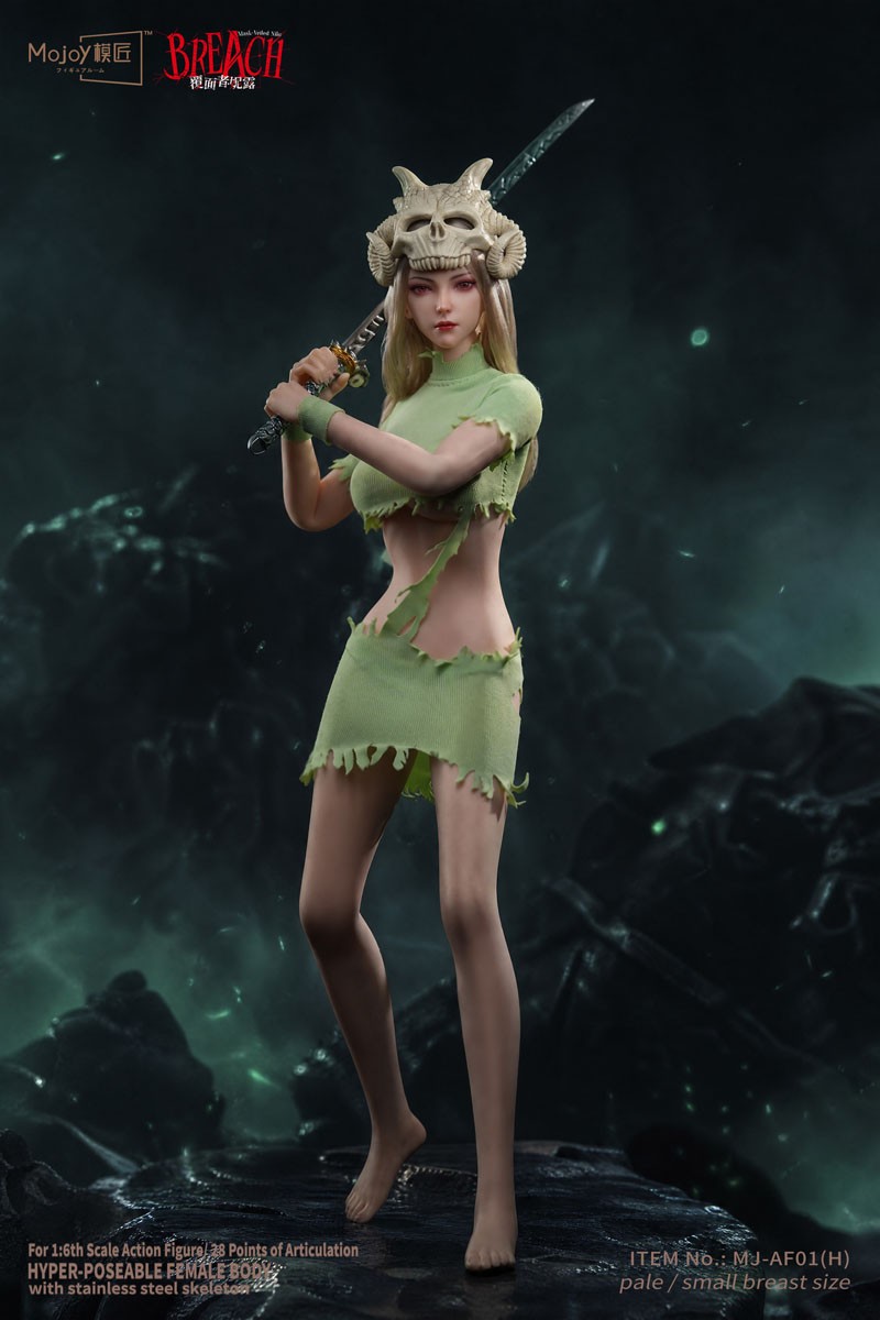 Mojoey Studio Mojoey Studio 1/6 Slender Female Body with Head (Green) (Fashion Doll) Bild 5