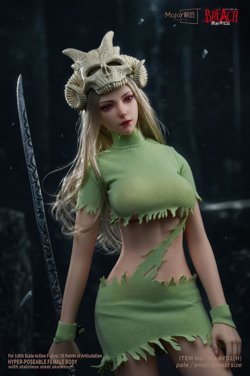 Mojoey Studio Mojoey Studio 1/6 Slender Female Body with Head (Green) (Fashion Doll) Bild 6