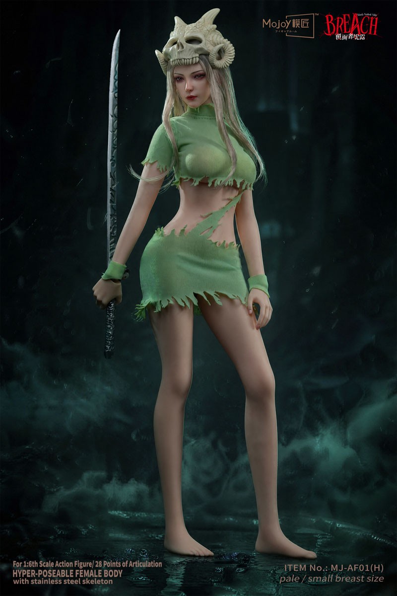 Mojoey Studio Mojoey Studio 1/6 Slender Female Body with Head (Green) (Fashion Doll) Bild 8