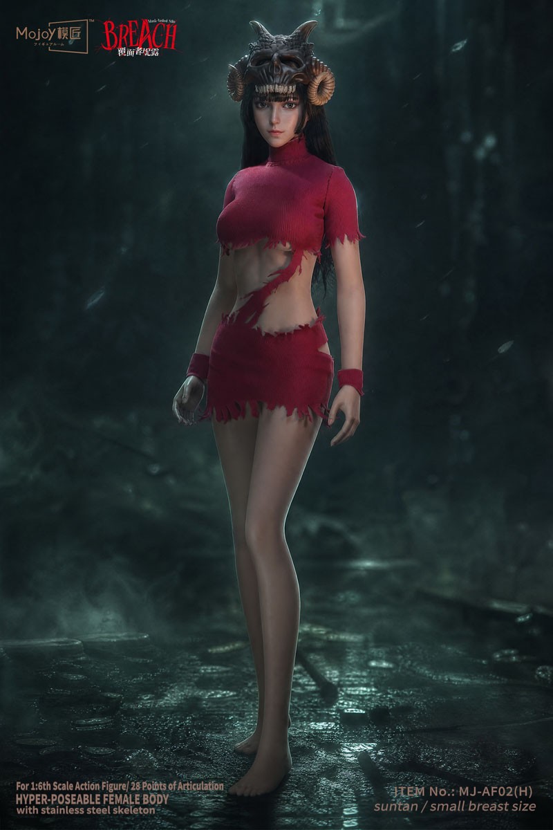 Mojoey Studio Mojoey Studio 1/6 Slender Female Body with Head (Red) (Fashion Doll) Bild 4