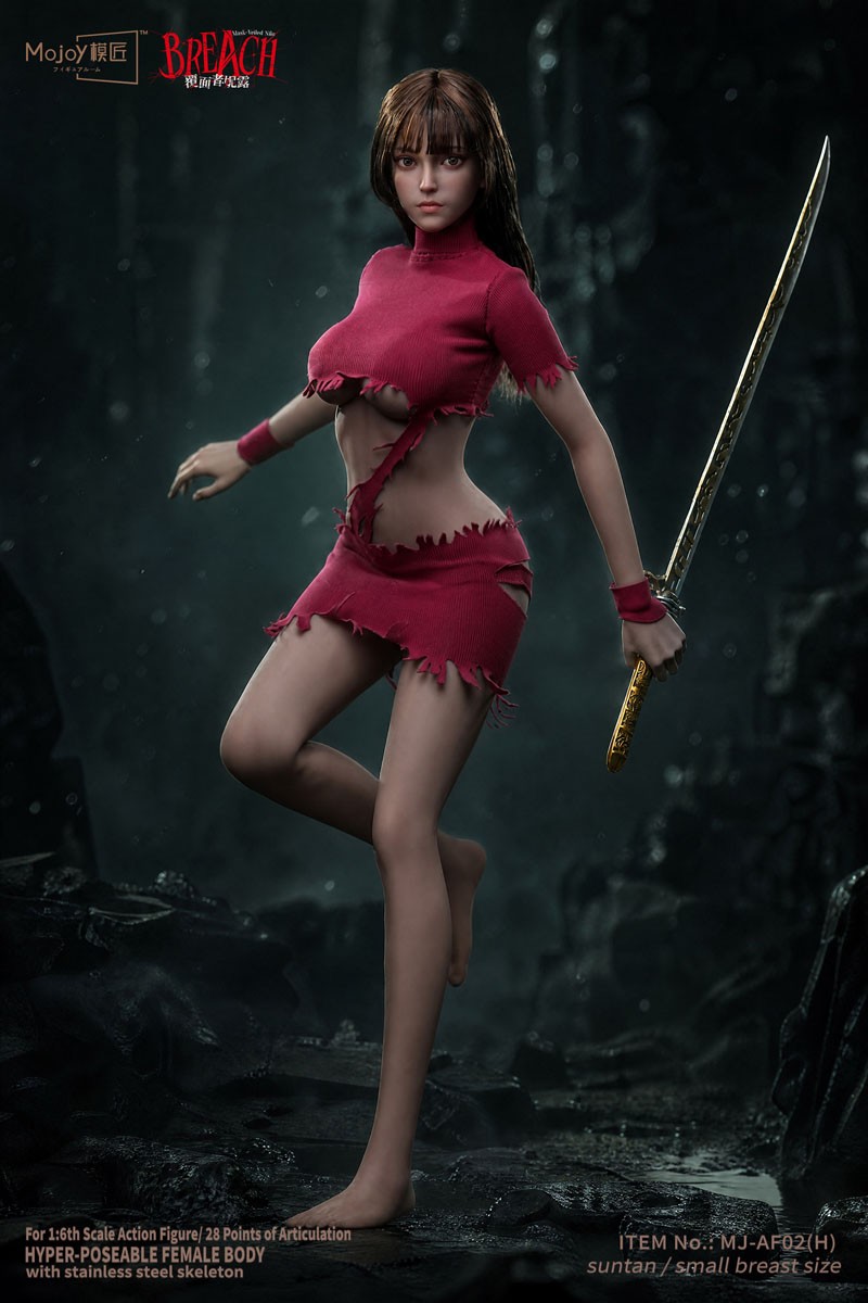 Mojoey Studio Mojoey Studio 1/6 Slender Female Body with Head (Red) (Fashion Doll) Bild 5