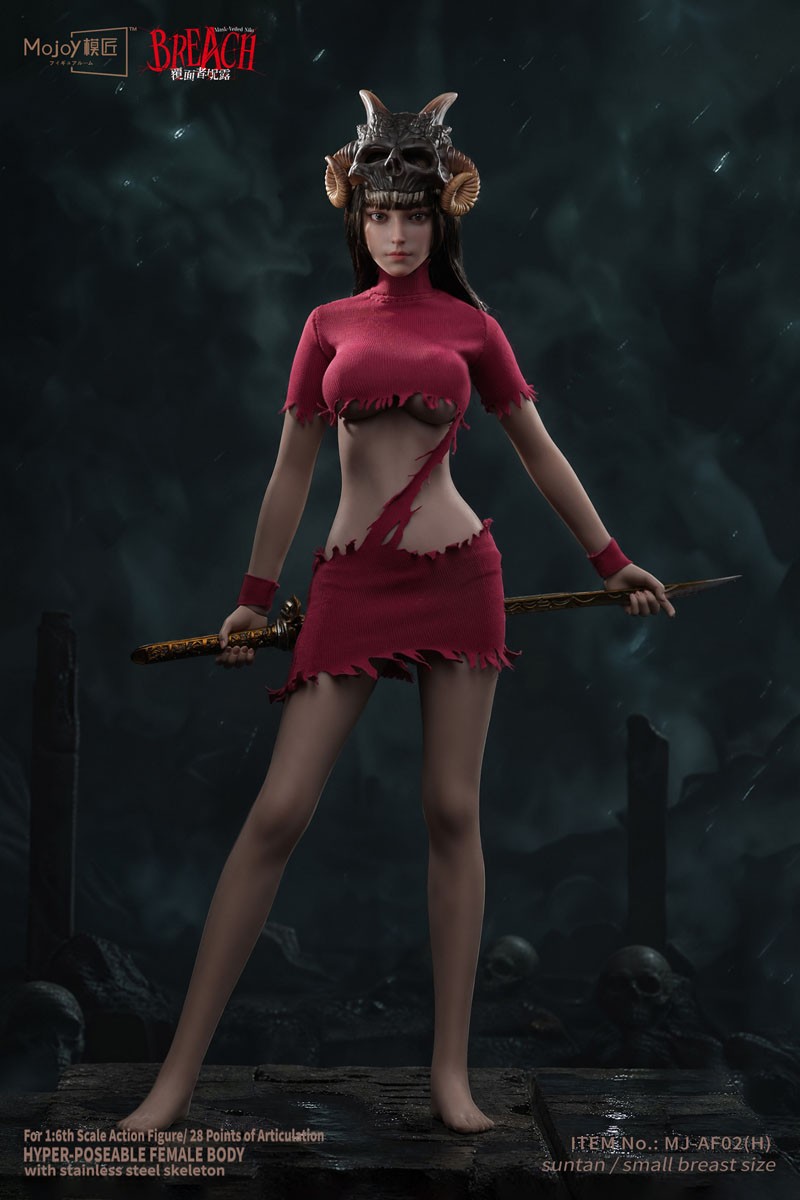 Mojoey Studio Mojoey Studio 1/6 Slender Female Body with Head (Red) (Fashion Doll) Bild 8