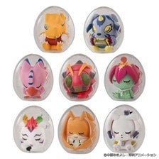 MegaHouse MEGA EGG FIGURE Digimon Adventure Oyasumi Digicolle! (Set of 8) (Figure)
