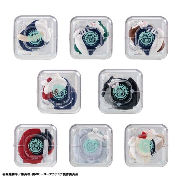 MegaHouse MEGA CAT PROJECT My Hero Academia Oyasumi Heroaca Nyanko (Set of 8) (Figure) image 3