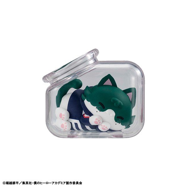 MegaHouse MEGA CAT PROJECT My Hero Academia Oyasumi Heroaca Nyanko (Set of 8) (Figure) image 4