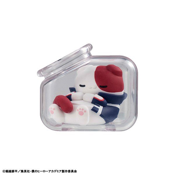 MegaHouse MEGA CAT PROJECT My Hero Academia Oyasumi Heroaca Nyanko (Set of 8) (Figure) image 6