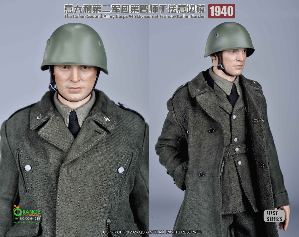 Q Orange QO Toys Q Orange QO Toys 1/6 Outfit Set: Italian Army. 2nd Corps, 4th Division, 33rd Infantry Regiment - French - Italian Border. 1940 รูปภาพ 4