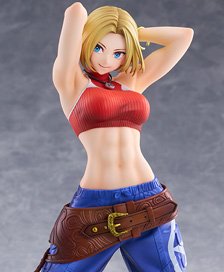 GOLDENHEAD PLUS Fighting Girls Collection THE KING OF FIGHTERS XV Blue Mary (Figure) gambar 1