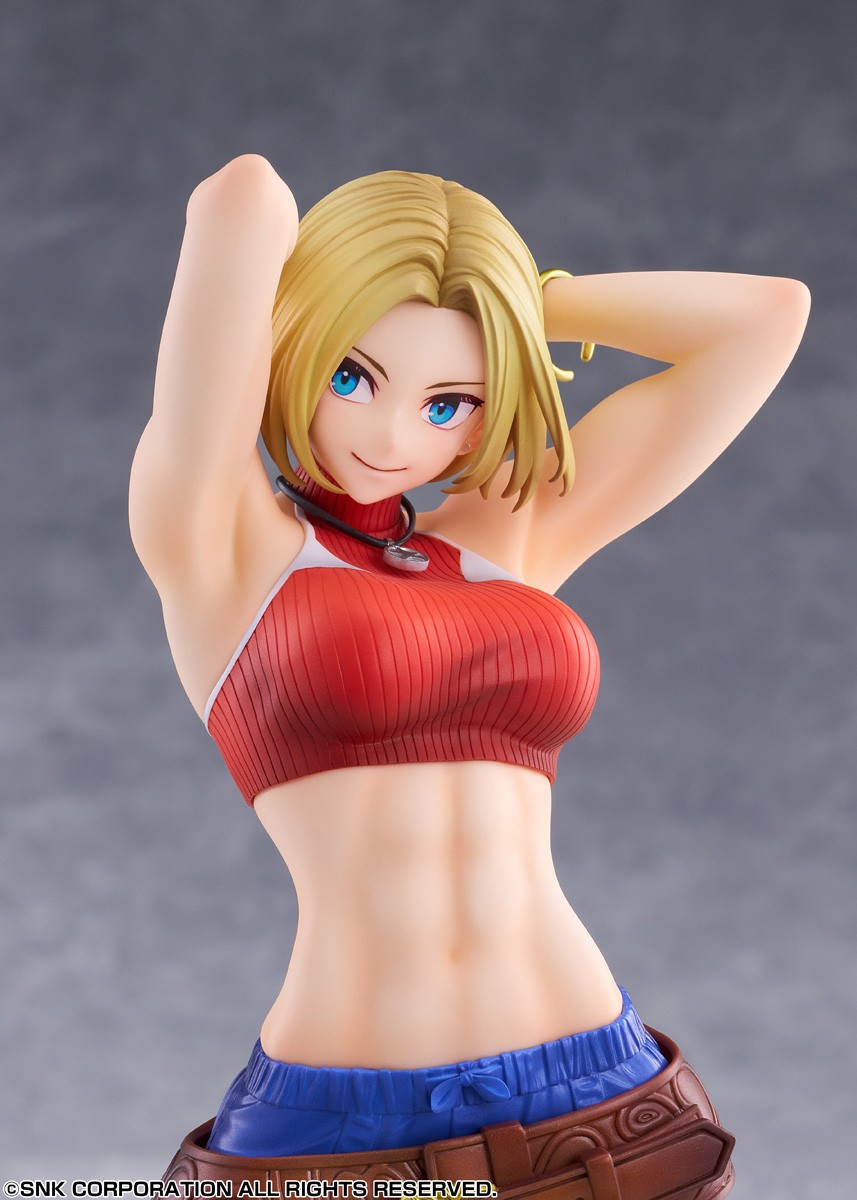 GOLDENHEAD PLUS Fighting Girls Collection THE KING OF FIGHTERS XV Blue Mary (Figure) gambar 6