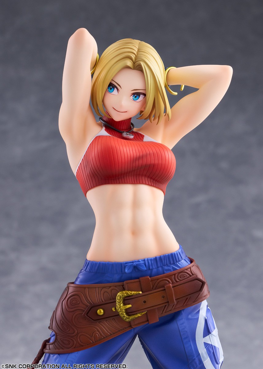 GOLDENHEAD PLUS Fighting Girls Collection THE KING OF FIGHTERS XV Blue Mary (Figure) gambar 7