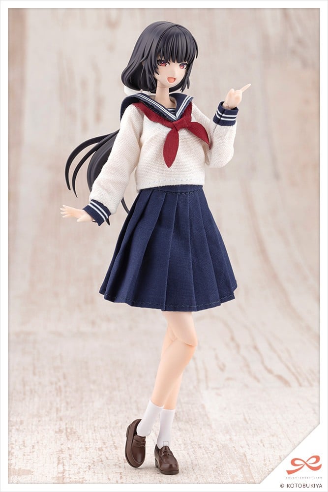 Kotobukiya Sousai Shojo Teien KIRU PLA Kuon Yakushiji [TOUOU HIGH SCHOOL UNIFORM] (Plastic model) imagen 2