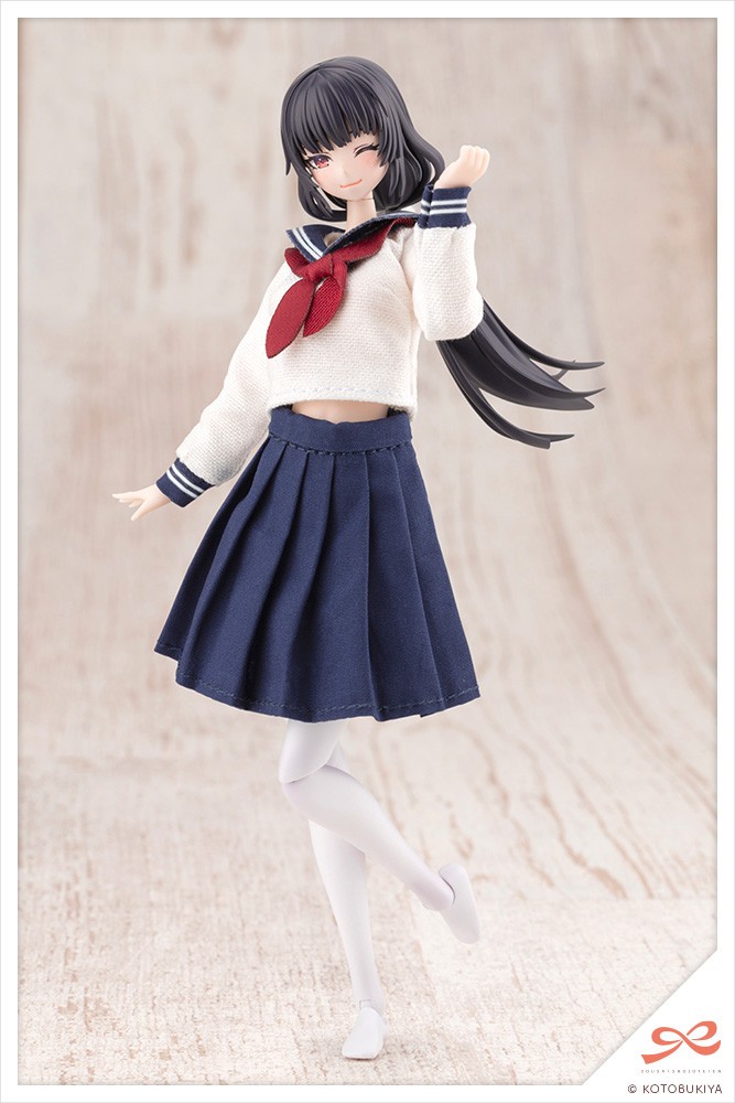Kotobukiya Sousai Shojo Teien KIRU PLA Kuon Yakushiji [TOUOU HIGH SCHOOL UNIFORM] (Plastic model) imagen 5
