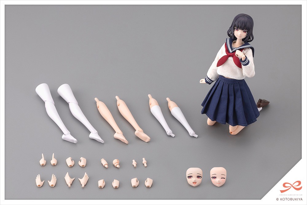 Kotobukiya Sousai Shojo Teien KIRU PLA Kuon Yakushiji [TOUOU HIGH SCHOOL UNIFORM] (Plastic model) imagen 6