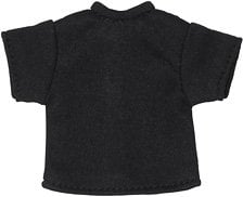 Azone International 1/12 Oversized T-Shirt ~Plain~ (Black) (Fashion Doll)