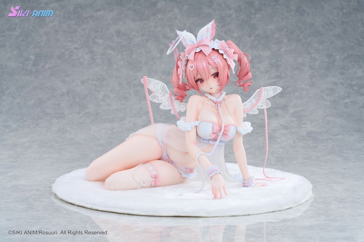 SIKI ANIM [Bonus Included] White Rabbit Rosu Angel ver. Illustrated by Rosuuri Bonus Edition (Figure) Bild 2