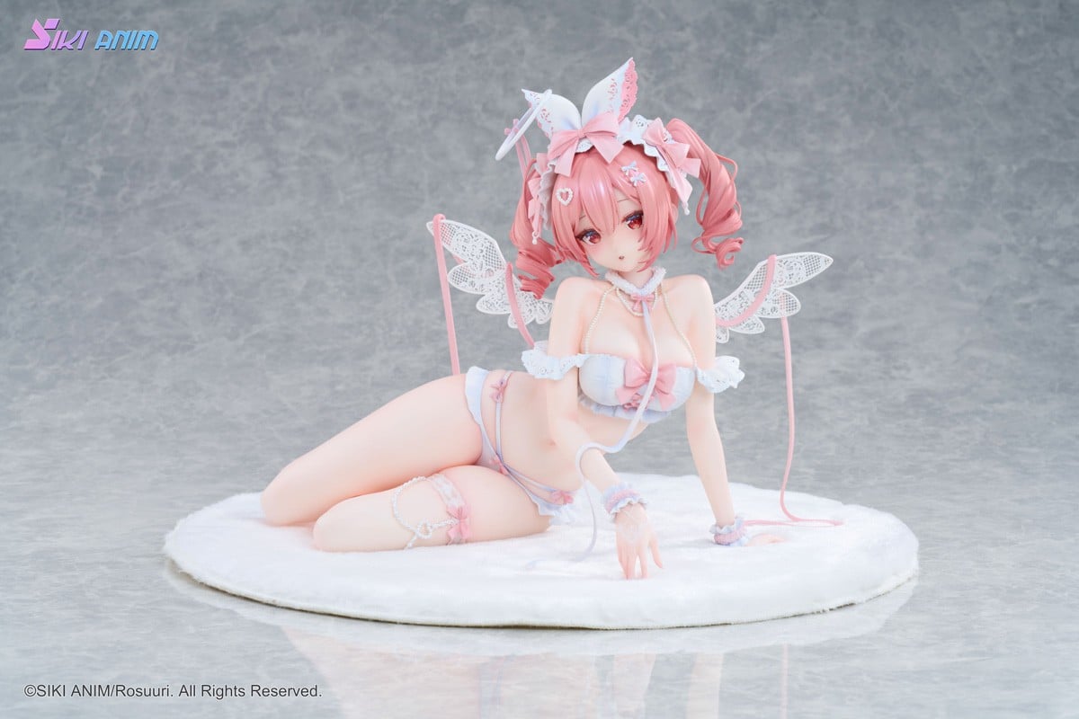 SIKI ANIM [Bonus Included] White Rabbit Rosu Angel ver. Illustrated by Rosuuri Bonus Edition (Figure) Bild 6