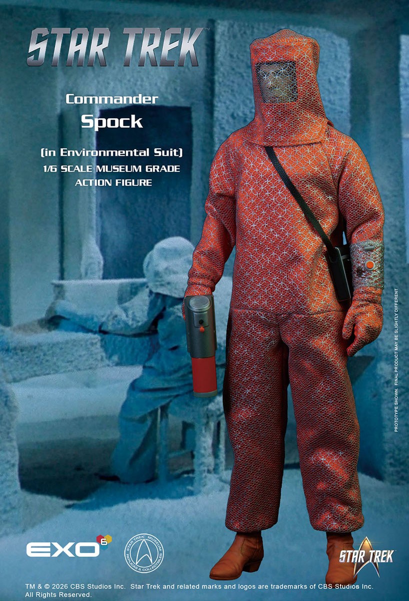 EXO-6 Hyper Realistic Action Figure Star Trek Commander Spok [in Environmental Suit ] (Completed) image 3