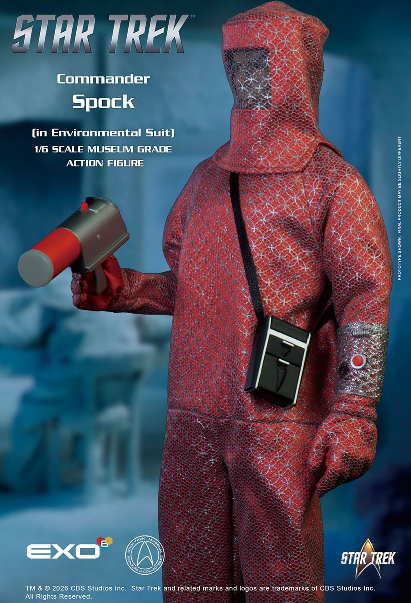 EXO-6 Hyper Realistic Action Figure Star Trek Commander Spok [in Environmental Suit ] (Completed) image 6