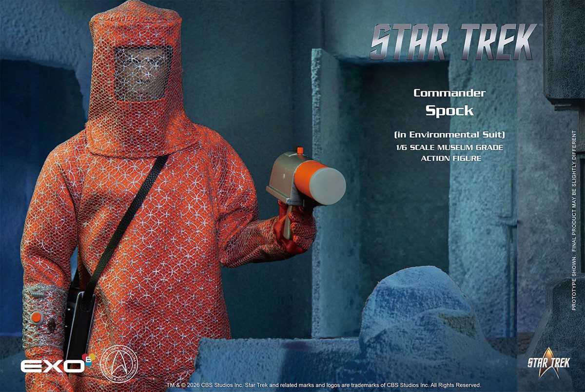 EXO-6 Hyper Realistic Action Figure Star Trek Commander Spok [in Environmental Suit ] (Completed) image 7