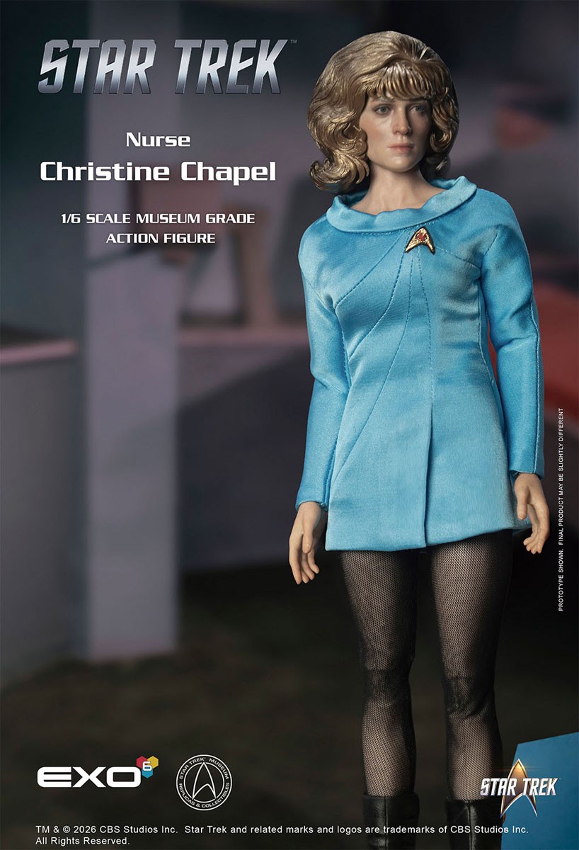 EXO-6 Hyper Realistic Action Figure Star Trek Nurse Christine Chapel รูปภาพ 4
