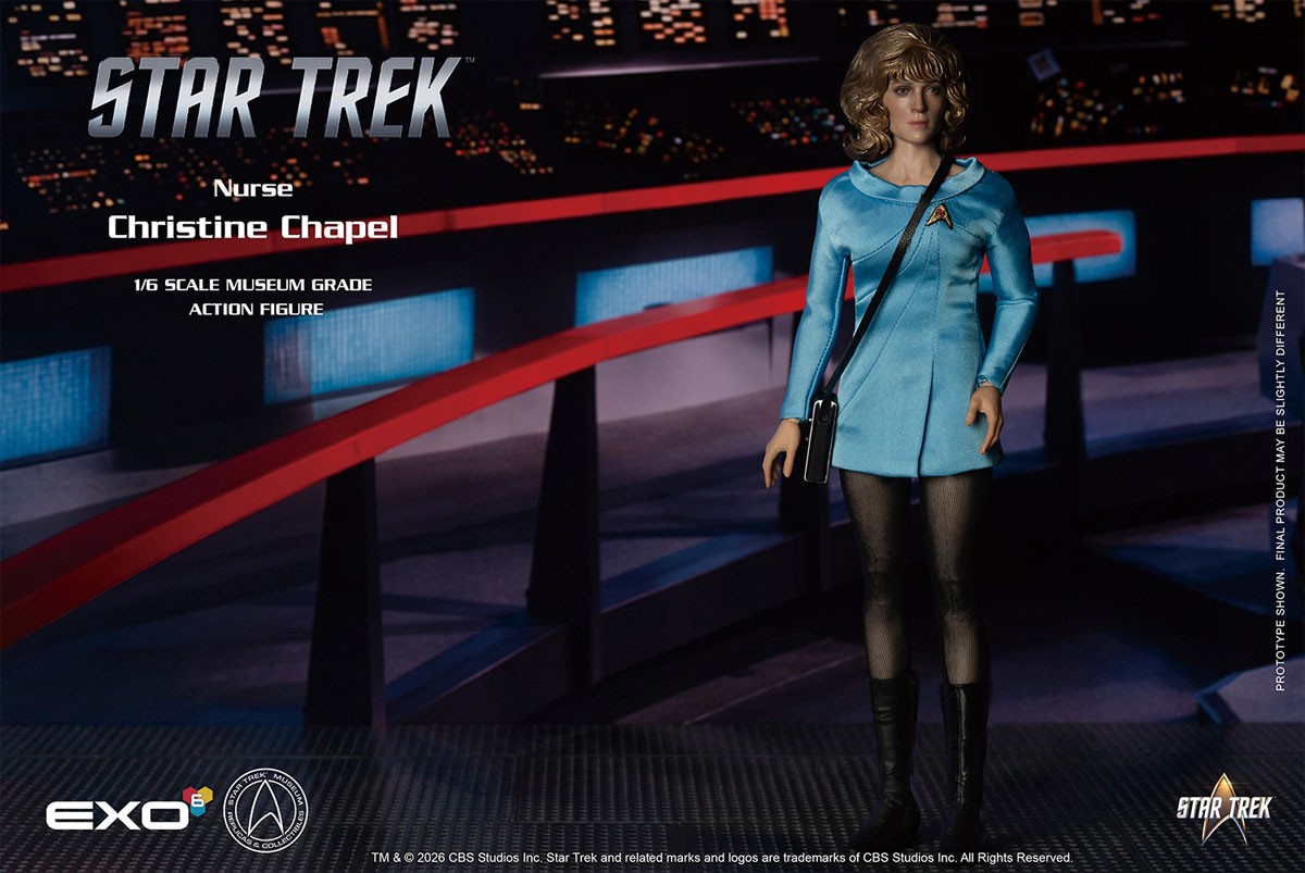 EXO-6 Hyper Realistic Action Figure Star Trek Nurse Christine Chapel รูปภาพ 8