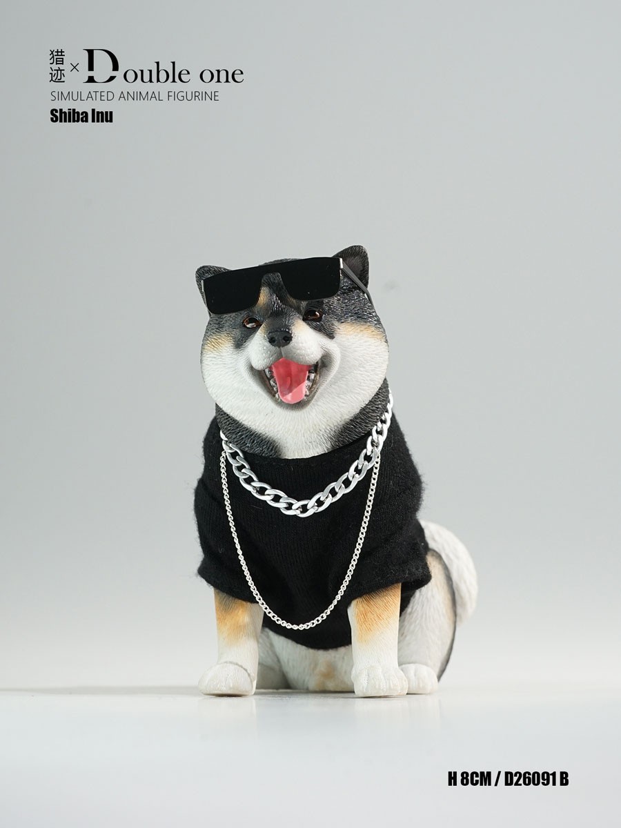 Double one Double one x Lieji 1/6 Shiba Inu Kuroshiba Bild 3