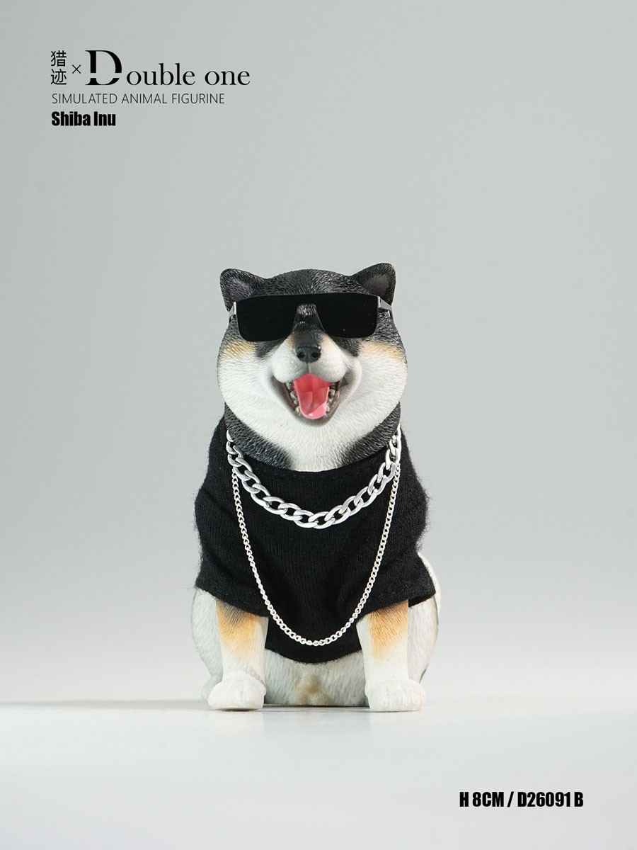 Double one Double one x Lieji 1/6 Shiba Inu Kuroshiba Bild 4