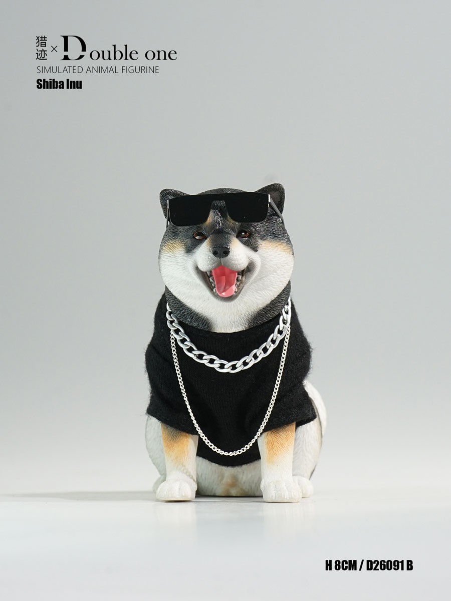 Double one Double one x Lieji 1/6 Shiba Inu Kuroshiba Bild 5