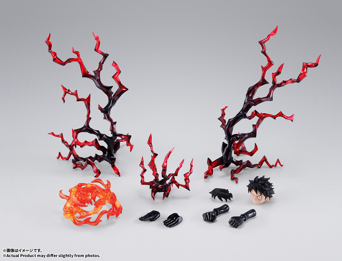 Bandai S.H.Figuarts Monkey D. Luffy -New World- Optional Parts Set (Completed) Bild 2