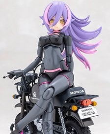 Kotobukiya PUNI MOFU RACING LANG with Honda Z50J Gorilla (Plastic model) imagen 1