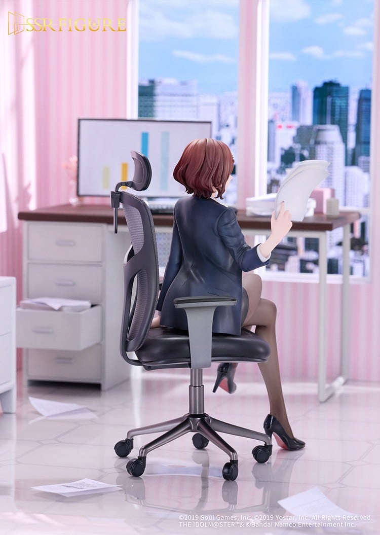 Infinity Studio [Bonus Included] SSR FIGURE THE IDOLM@STER SHINY COLORS x Mahjong Soul Madoka Higuchi Effortless Work Ver. (Figure) 图片 7