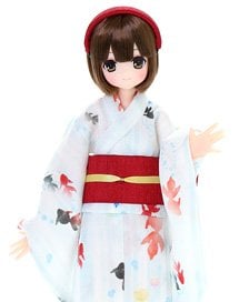 Azone International Sahras a la Mode MAYA / Sweet Days YUKATA Collection -Brown Hair- (Fashion Doll)