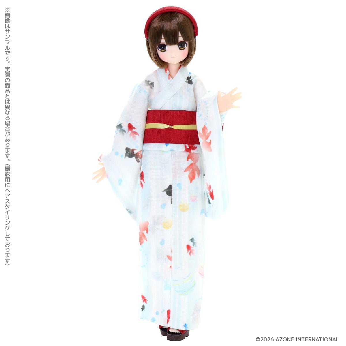 Azone International Sahras a la Mode MAYA / Sweet Days YUKATA Collection -Brown Hair- (Fashion Doll) image 2