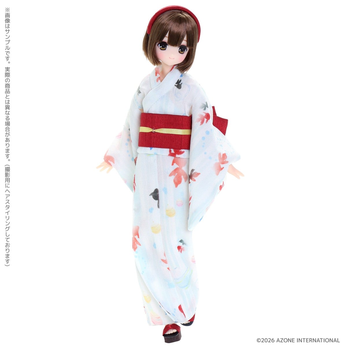 Azone International Sahras a la Mode MAYA / Sweet Days YUKATA Collection -Brown Hair- (Fashion Doll) image 3
