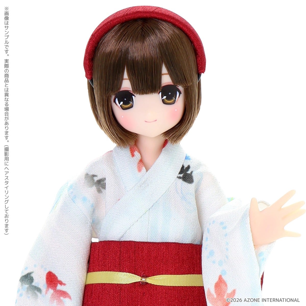 Azone International Sahras a la Mode MAYA / Sweet Days YUKATA Collection -Brown Hair- (Fashion Doll) image 8