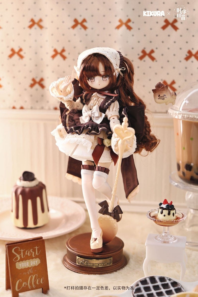 WOWLOI KIKURA `Echoes of Eon` Solar Term Food Series Ball-Joint Doll Dashu - Bubble Milk Tea Bild 2