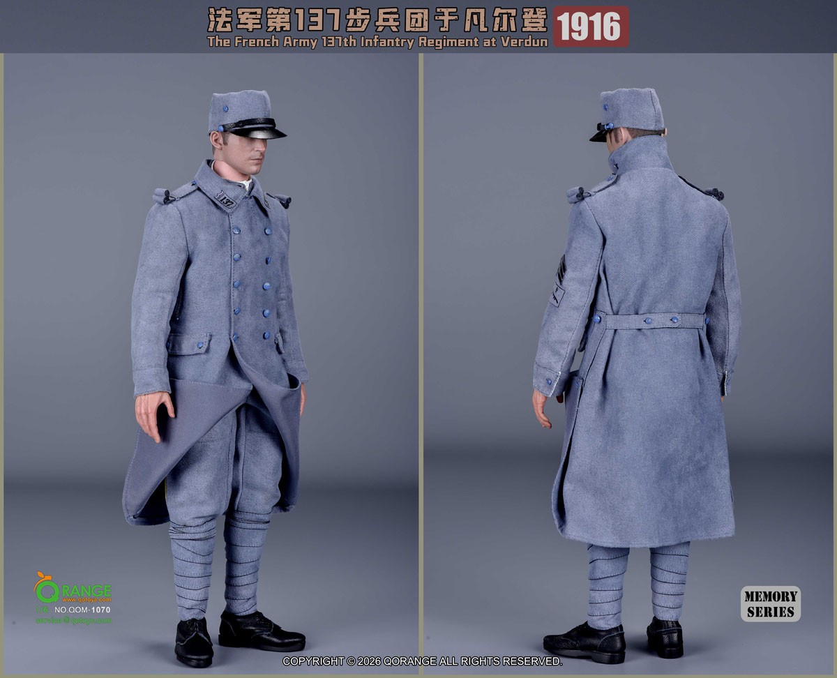 Q Orange QO Toys Q Orange QO Toys 1/6 Outfit Set: French Army 137th Infantry Regiment, Verdun 1916 (Fashion Doll) Bild 6