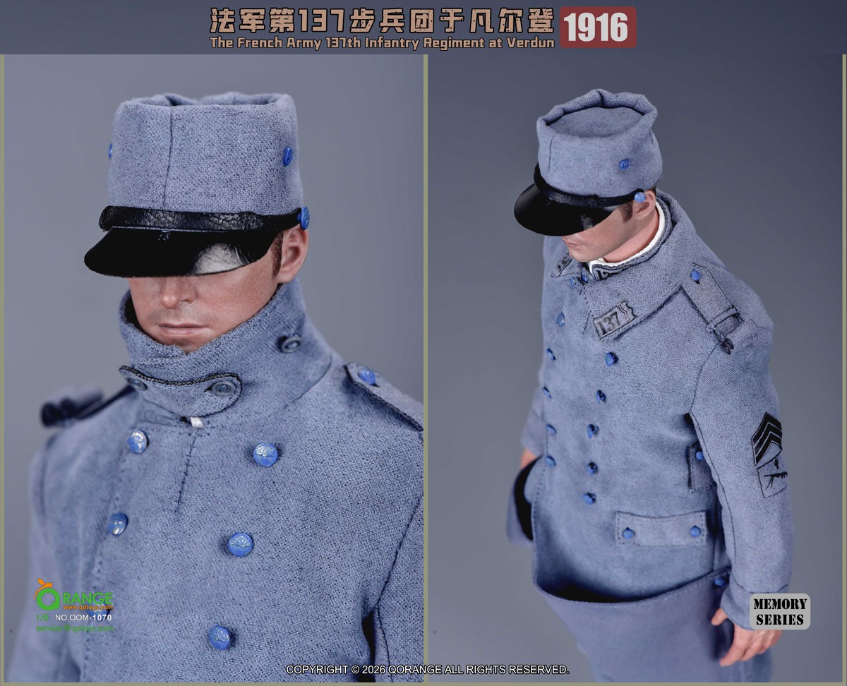 Q Orange QO Toys Q Orange QO Toys 1/6 Outfit Set: French Army 137th Infantry Regiment, Verdun 1916 (Fashion Doll) Bild 7