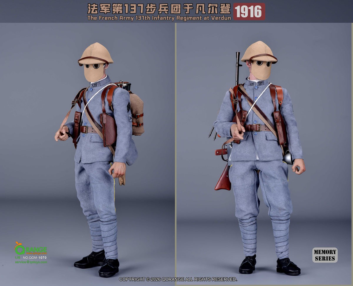 Q Orange QO Toys Q Orange QO Toys 1/6 Outfit Set: French Army 137th Infantry Regiment, Verdun 1916 (Fashion Doll) Bild 8