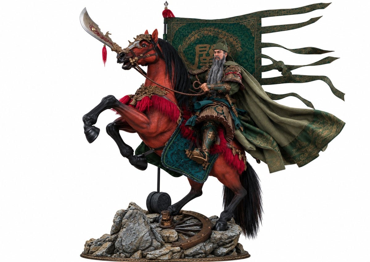 FYJ Studio FYJ Studio 1/6 Chronicles of the Three Kingdoms Heroes: Guan Yu &amp; Red Hare (Loyalty and Chivalry) - Deluxe Edition (Fashion Doll) image 2