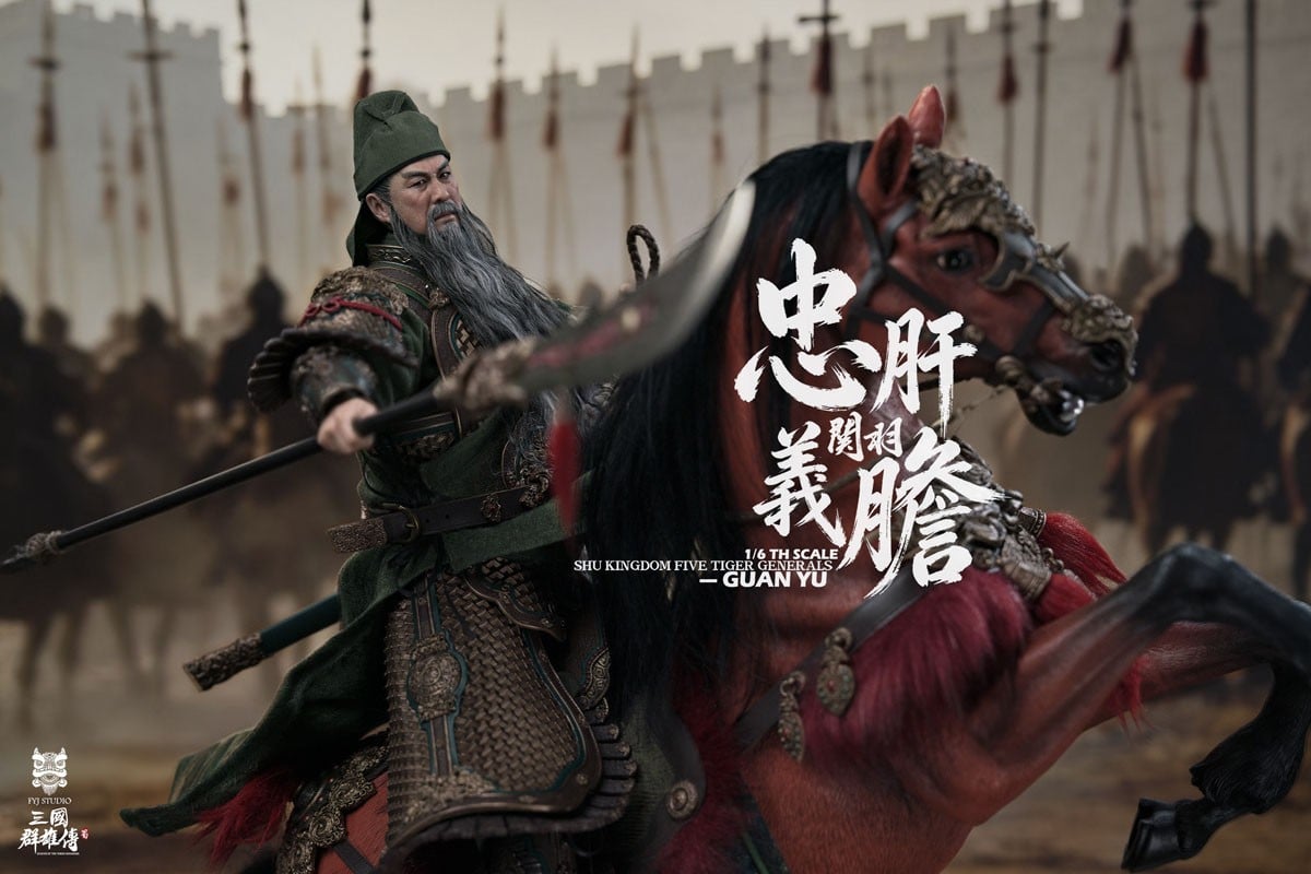 FYJ Studio FYJ Studio 1/6 Chronicles of the Three Kingdoms Heroes: Guan Yu &amp; Red Hare (Loyalty and Chivalry) - Deluxe Edition (Fashion Doll) image 6